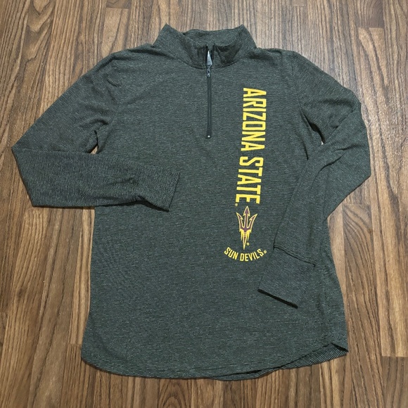 Arizona State Sun Devils * Woman’s 1/4 Zip PullOver Long Sleeve * Large - Picture 1 of 9